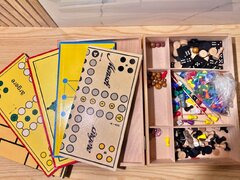 Set jocuri clasice in cutie de lemn – 6 jocuri in 1 perfect pentru familii